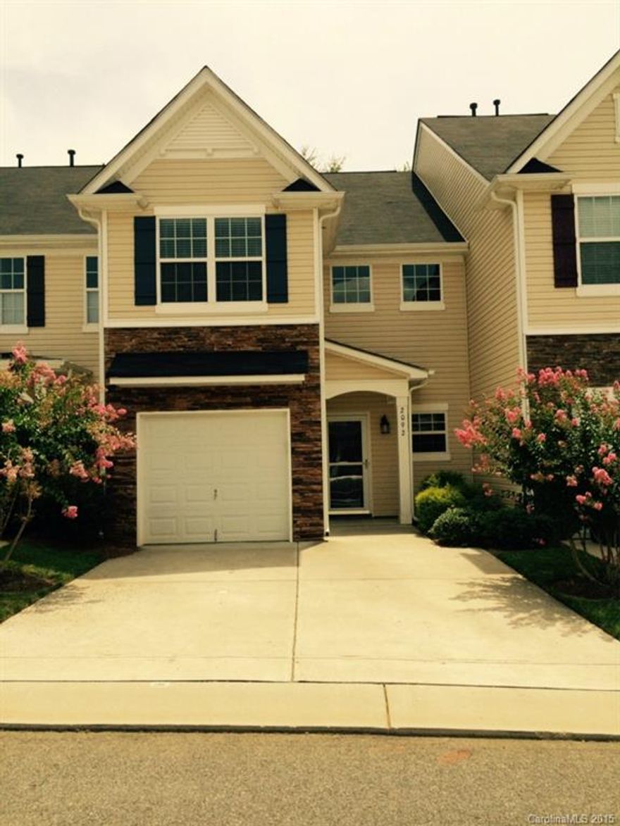 Beautiful Townhome in sought after Harpers Mill Community, 3 Bedroom, 2 1/2, Hardwood Floors in Main, 42" cabinets in Kitchen, granite countertops and back splash, upgraded lighting throughout, Stainless Steel appliances,  Fenced Back Yard all in pristine condition!!!!
One car Garage with remote control plus 2 parking spaces.
Lot backs up to woods!!!