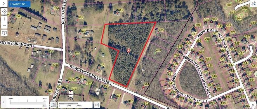 Nice 5 acre lot near South Pointe High School. Zoned RD-I. Lot has not been tested for a septic or well.