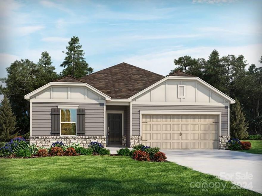 Brand new, energy-efficient home available NOW! Divine Package. Purpose the Newport's sizeable flex space into the media room you’ve always wanted. A walk-in pantry and large kitchen island make it easy to feed a group. Tray ceilings in the primary suite lend an elegant touch. Now selling, Solena at the Vineyards II brings a new phase of premium homesites to this lakeside master-planned community in Charlotte, NC. Homeowners will enjoy the resort-style pool, lap pool, sports complex including tennis and bocce ball and over ten miles of walking trails along open green spaces that wind along the waterfront of Lake Wylie. Schedule a community tour to learn more about our ranch-style floorplans with open-concept living.  Each of our homes is built with innovative, energy-efficient features designed to help you enjoy more savings, better health, real comfort and peace of mind.