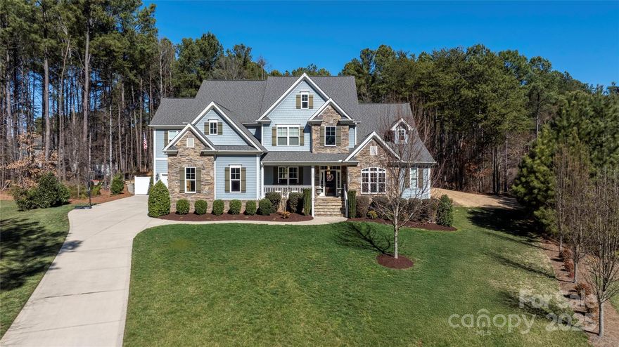 Welcome to this beautifully crafted, one owner home by Peachtree Builders. Nestled on a private cul-de-sac lot in the desirable Chesapeake Pointe neighborhood. This exquisite two-story residence offers 4 bed\rooms, 3.5 bathrooms and a thoughtfully designed floor plan perfect for modern living. Step inside to discover an open and spacious layout featuring a gourmet kitchen, seamlessly flowing into the living and dining areas-ideal for entertaining. A dedicated home office with custom built-ins provide the perfect workspace, while the upper level family room showcases stylish custom barn doors, flex space & plenty of storage! Movie nights will never be the same in your private entertainment room, complete with a movie screen for the ultimate cinematic experience. Outside, your personal oasis awaits! Enjoy the screened porch, fire pit and sparkling pool and relaxing hot tub, all set against the backdrop of a large, private lot surrounded by open, green space!