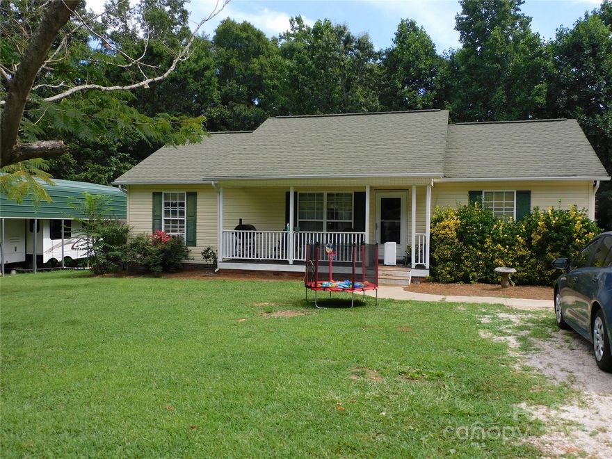 Wonderful home on 2.74 acres in the Clover School District.  Bethany Elementary,  3 bedroom, 2 baths, new heat pump with accepted offer.  Gazebo 14'x14',fenced yard and outbuildings 20'x20', small 8'x10' included.  Will not last long!  Enjoy the large yard and fenced rear yard with out buildings and plenty of space for you pets and other small animals..   IMPORTANT!!  Although this home has a Blacksburg address, It is IN YORK COUNTY and in the  CLOVER SCHOOL DISTRICT.
