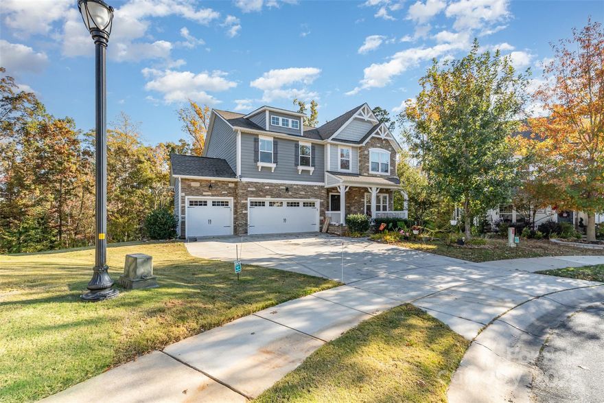 Multigenerational living with 2 full kitchens and 2 laundry rooms with a separate walkout basement entrance; perfect for those searching for a mother in law suite, househackers looking to cover a portion of their mortgage, or a spacious basement primed for a perfect gameday watchparty. This property is nestled at the bed of a cul-de-sac, backing up to a private wooded backyard featuring not one, but two patios (one with brand new Trex Decking). Fitted with features such as an in-ground irrigation system, walk-in closets throughout, bonus room upstairs, and a spacious primary suite with a garden bathtub, sitting room AND walk-in rain shower; 423 Crisfield Ct is the home for you. Amenities include playground, clubhouse, fitness center, lake access, and resort-style community pool.