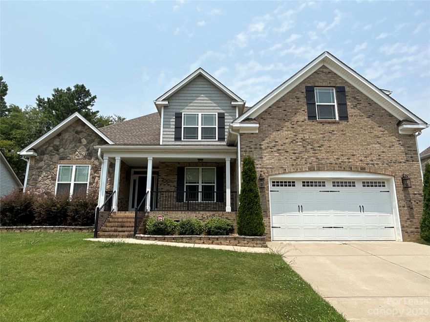 Gorgeous house conveniently located to shopping, restaurants and I-77. Beautiful two-story great room with coffered ceiling. Hardwoods on main. Iron railed staircase. Master down with tray ceiling, huge bathtub, dual sinks and custom closet! White kitchen with subway tile backsplash and stainless steel appliances. Large secondary bedrooms. Nice deck, patio and firepit. Please note Renters Insurance is required.