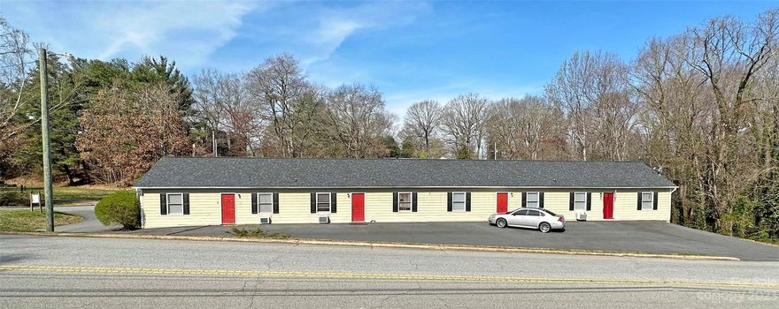 Single level 2 bed 1 bath multi-family 8 unit complex with washer/dryer hookups. Owner pays for grounds care and trash. There is a dumpster onsite. This property has city water and sewer and the fuel type is electric.  4 upper units and 4 lower units all one level.  Pictures are of unit when vacant - ONE UNIT IS VACANT - MAY SHOW VACANT UNIT ONLY.