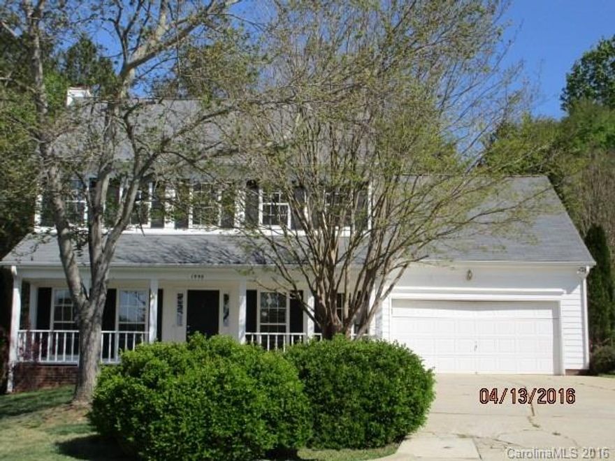 2 story home located in Stonewyck subdivision features 4 bedrooms, 2.5 bathrooms, kitchen, living room, and dining room. Features include fireplace, neutral colors throughout, vaulted ceilings, master bathroom with garden tub and double sinks, porch, and 2 car attached garage. Rehab complete with fresh paint and seller installed range, dishwasher, and otr micro.