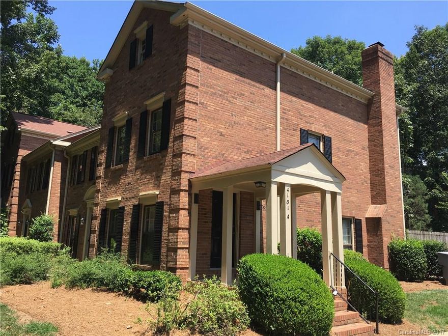 Renovated End Unit Townhome in Raintree ready for YOU!  Updates include: Beautiful cabinetry in kitchen and baths, granite counters, stainless refrigerator, oven and microwave, gorgeous hardwoods on main and stairs, tiled kitchen floors and baths, hanging and recessed lighting, brand new carpet, fresh and neutral interior paint!  Initiation fee waived when purchasing membership to Raintree Country Club!  One additional yearly assessment to Village of Raintree of $236.25.  Come See for Yourself!