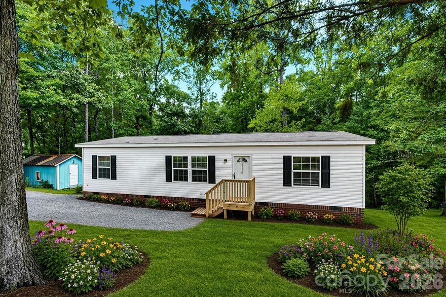 Charming 3 bed, 2 bath doublewide on a private 1.44+/- acre lot in the county. This well-laid-out home features a split, open floor plan with a spacious living area flowing into a bright kitchen equipped with refrigerator, stove and a handy island — perfect for meal prep and casual dining. Primary suite offers privacy from the secondary bedrooms; additional bath serves guests.
Convenient dedicated laundry area, ample storage and easy-care finishes throughout. Large yard provides room for outdoor living, gardening or future expansion. Country setting with easy access to local amenities — a great value for comfortable, move-in ready living.