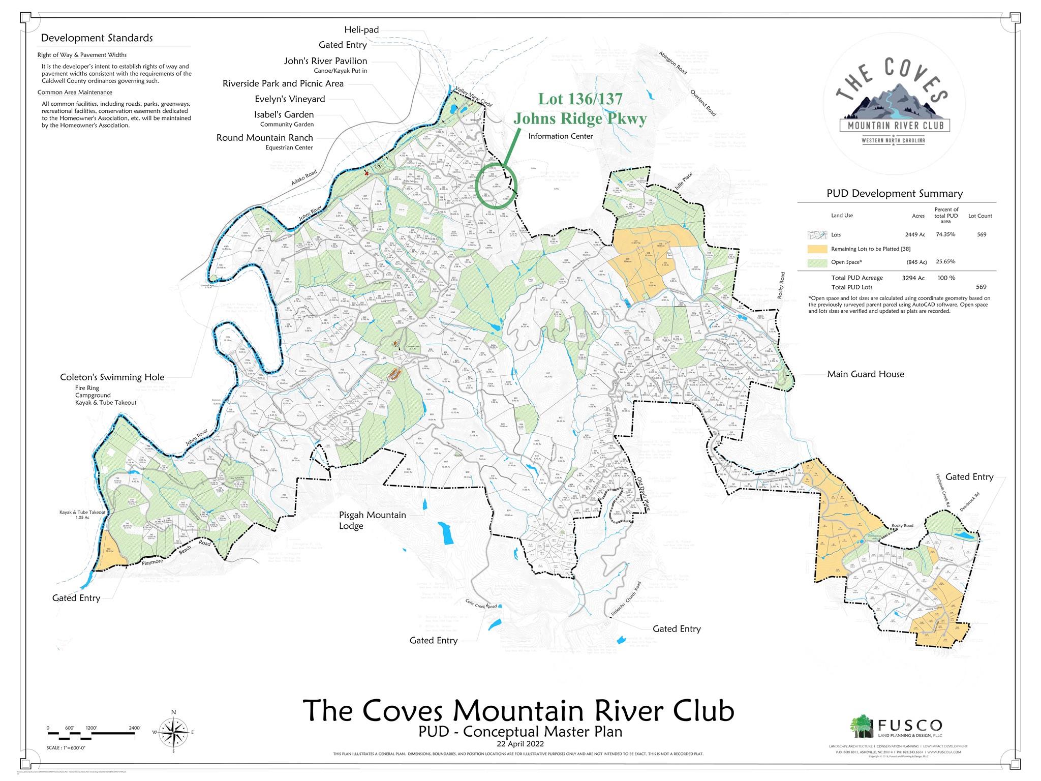 The Coves Mountain River Club - Land