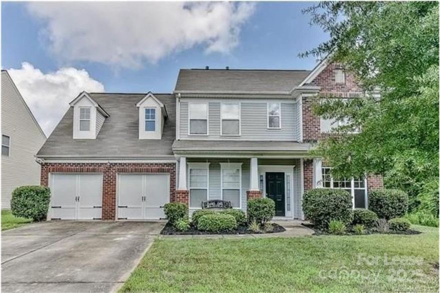 Just painted and ready for immediate occupancy!! This 4 bedroom home features, both formals, huge GR with gas log fireplace. Spacious eat in kitchen with plenty of counter space. Laundry on the main. Hardwoods, heavy molding and trim, wrought iron balusters - lots of nice touches throughout. Lrg MBR with vaulted ceiling and inviting bath. 2 car Garage! Nice private lot. Fridge and Range included. All utilities are tenant responsibility.