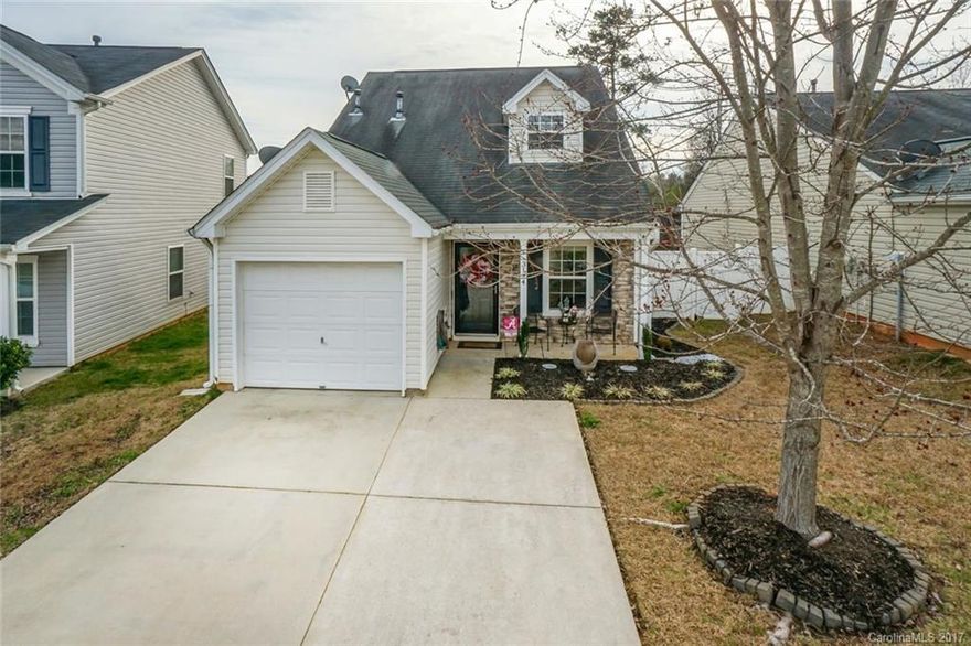 This home Shows like a model! A real entertainer's dream home. Open floor plan concept that features a 2-story great room with cozy fireplace.  Large Master with big walk in closet. Main level closet is plumbed for an add'l bathroom. Level lot with tons of privacy and a fenced in yard. Just 5 minutes to I-85. This home has it all and is move in ready! This won't last long!!!