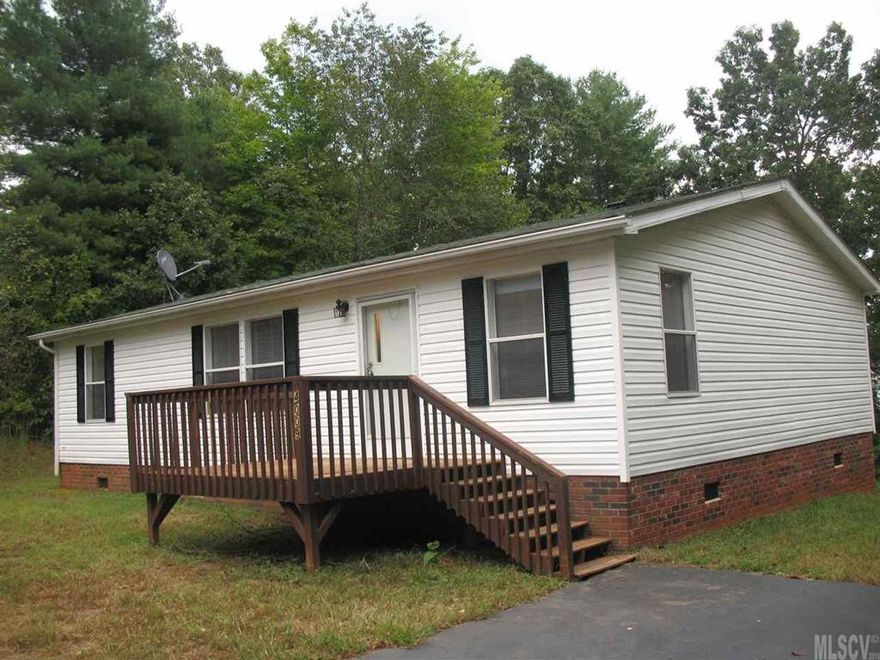 2001 Oakwood Manufactured Home 3 Bedrooms 2 Full Baths Living Room and Eat in Kitchen New Carpet and Paint Central Heat and Air Brick Underpinned Front 5=6x8 Deck Public Water Private Septic Paved Drive .58 Acre Lot Financing For Most Credit Situations.