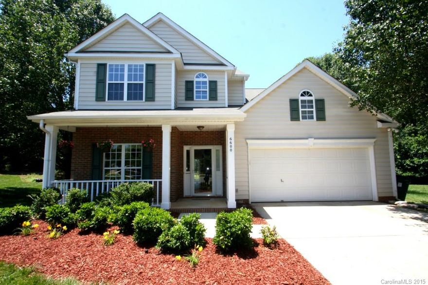 Sellers are taking back up offers
This wonderful 2-story home is located at the end of the cul-de-sac. Nice open floor plan, lg eat-in kit with 42 in cabinets; family room w/gas log fireplace. Laundry room off kit. New laminate H.W. downstairs. Lg MB w/vaulted ceiling, walk-in closet in MBth, dbl vanity sinks, separate shower & garden tub. 3 additional nice size bedrooms w/lg closets. Backyard with patio, deck, playground and storage bldg. New roof with 25 year shingles. Freshly painted!