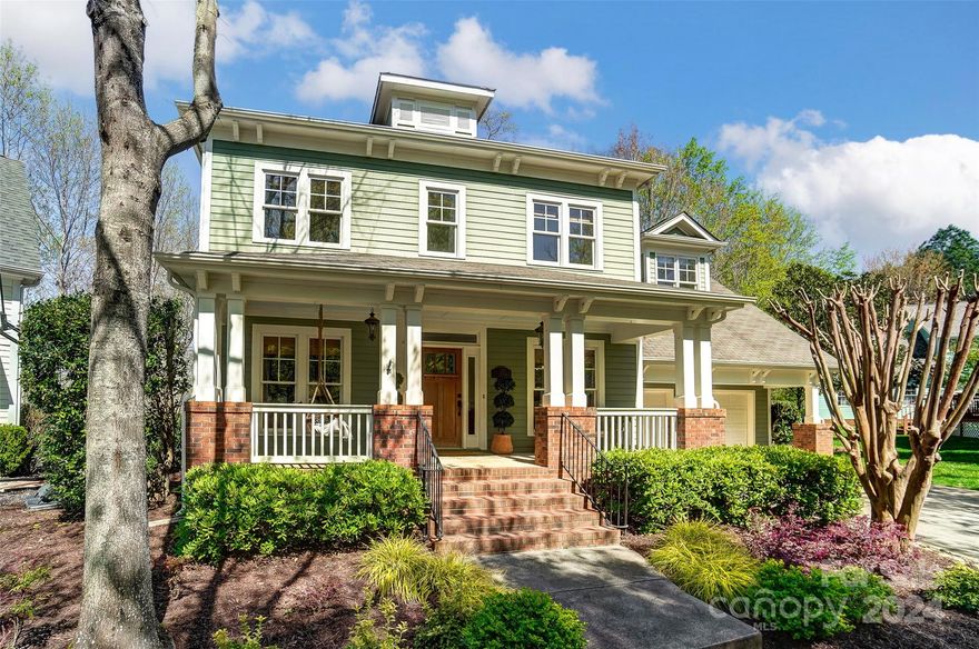 Immaculate Baxter Village Beauty on gorgeous .30ac culdesac homesite, 2,768sf, 3 bedrooms, 2 full and 2 half baths and a spacious bonus room! The interior is elegantly appointed with a gorgeous stone fireplace, updated kitchen and freshened spaces throughout. This Saussy Burbank plan boasts a welcoming front porch that sets the stage for the beauty within. Step into gleaming hardwood floors and a chef's kitchen equipped with an induction range perfect for culinary enthusiasts. Head up to the primary suite, 2 bedrooms with each having their own 1/2 bath and sharing the shower space. Huge bonus room with endless possibilities! One of the highlights of this home is the double covered back porches, offering 2 tranquil retreats to enjoy breathtaking sunsets and the serene wooded surroundings. Hop down the steps from the backyard and onto the Baxter trail system! This home offers a blend of elegance, comfort, and convenience, making it the perfect place to call home in Baxter Village!