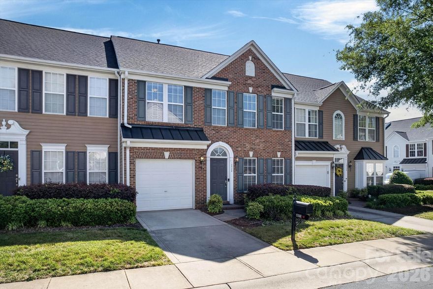 Welcome home to this charming 3-bedroom, 2.5-bath townhome located in the sought-after Stonebridge community in Steele Creek. With over 2,000 square feet of living space, this home offers a comfortable and functional layout that is perfect for everyday living and entertaining.

The main level features a spacious great room with a cozy gas fireplace, flowing effortlessly into a bright sunroom filled with natural light, creating a warm and inviting atmosphere. The kitchen offers ample cabinet space and connects easily to the dining area for seamless entertaining.

Upstairs, the generously sized primary suite provides a relaxing retreat with dual walk-in closets and a large bathroom complete with a soaking tub, separate shower, and double vanity. 

Enjoy low-maintenance living in a well-maintained community, ideally located just minutes from Charlotte Premium Outlets, RiverGate Shopping Center, and the outdoor beauty of Lake Wylie. With easy access to I-485, dining, and everyday conveniences, this home offers both comfort and an unbeatable location.
