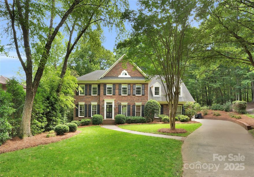 Elegant brick home on quiet cul-de-sac in one of South Charlotte’s most established neighborhoods. With over 4,000 sq ft, this 4BR/3.5BA home offers a perfect mix of charm and updates, including a refreshed kitchen with granite countertops, gas cooktop, brand-new double oven, and refinished hardwood floors. Spacious living areas provide ideal flow for both everyday living and entertaining.

Upstairs features a large primary suite with walk-in closet and private bath, plus three additional bedrooms, a generous bonus room, and a dedicated office. Dual staircases offer added convenience.

Enjoy outdoor living on the expansive deck overlooking a private, wooded 1+ acre lot. Zoned for top public schools and just minutes to SouthPark, Ballantyne, and premier private schools.

2432 Hartmill Court offers privacy, space, and convenience in one of Charlotte’s most desirable locations.