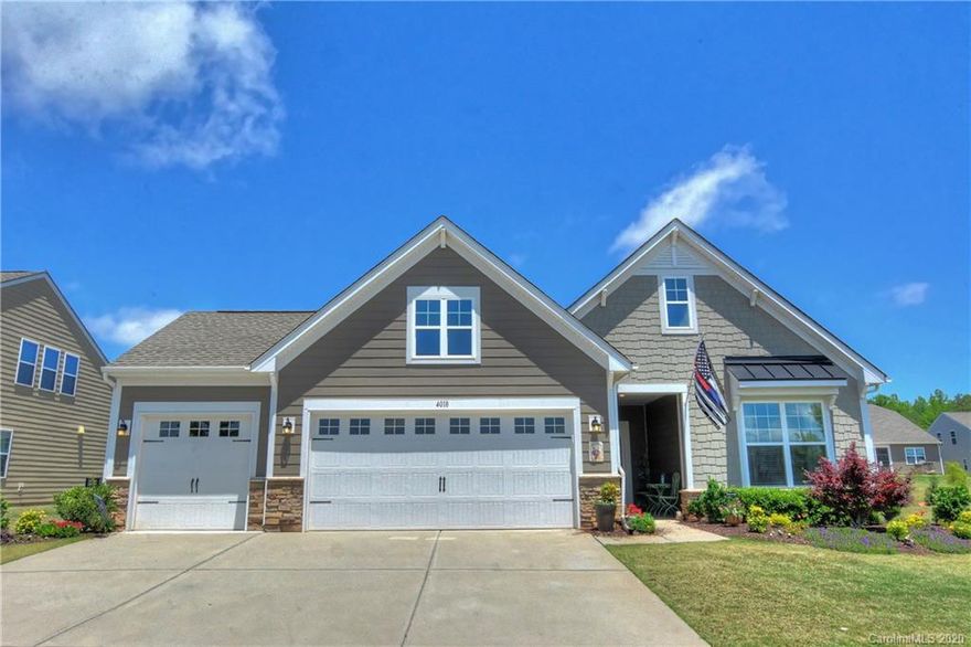 Quick move-in home in this adult community-Treetops! Thoughtful 3BD/3BA floorplan where you can maximize your living space on two levels. Kitchen features Granite counters,tile backsplash, stainless appliances (gas range, double wall-oven), pantry, & dining nook. Interior features include hardwood floors, tile shower with seat, lighted ceiling fans & much more.The study w/ glass panel double doors adds a private flex space to suit your needs.The loft is perfect for any use & includes a guest suite w/ WIC, full bath & storage closet. Phenomenal outdoor living space includes fenced yard, paver patio w/ sitting wall, covered lanai w/outdoor fan & professional landscaping.3-car garage w/ extra outlets, special lighting & window panels. This nearly new home sits on a large-pie shaped lot facing a common area.Experience the active adult lifestyle w/maintenance free lawns, amenities, & so much more!