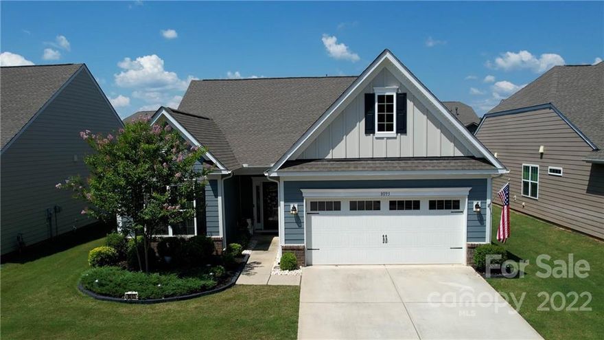 Welcome to this beautiful home in one of the most desirable 55+ neighborhoods in the area! Walk in to a welcoming entry opening up to a spacious open floor plan. The living room has  custom built-in shelves next to the gas fireplace. The kitchen has been completely updated from the builder's choices to marble and granite countertops, a deep granite sink, soft close drawers and lovely backsplash. Enjoy dinner with your family and friends in the dining area. When you are not entertaining, relax in the den which closes off from the rest of the home with french doors! This home has a guest bedroom and bathroom off the entry and the primary bedroom is found in the back of the home. The roomy primary bedroom has a large attached bath with upgraded shower heads. This home has an amazing screened porch with travertine floors, removable windows that lead to a paver patio! The beautiful backyard is fenced and has 5 zone irrigation system! Nothing was overlooked in this well appointed home!