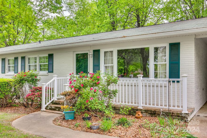 This house is a charming 3 bedroom/2 bath home in a sought after location!  The white painted brick and mature trees will lure you in, but the cozy and well-laid out floor-plan will make you want to stay!  There are hardwoods hiding under many of the carpeted areas as well! Are you looking for a fenced in yard?  This backyard will suit your needs and be a place to retreat and rest.  This one will not last long!