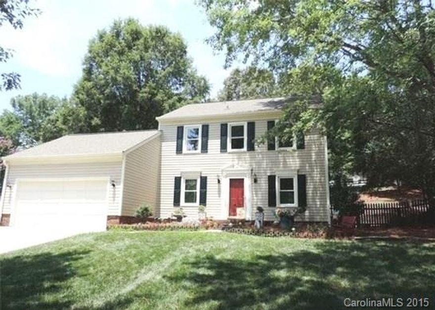 Beautiful, well appointed three bedroom, two and a half bath home, conveniently located to shopping and more. Open living area, with wood burning fireplace and hardwood flooring. Fully equipped kitchen w/ stainless appliance package, sufficient cabinetry and granite counter tops. Dining area with built-in wine rack and oversized window looking onto the deck and private fenced in back yard. Additional bonus area, with upright freezer included. Within walking distance of Elizabeth Lane Elementary.