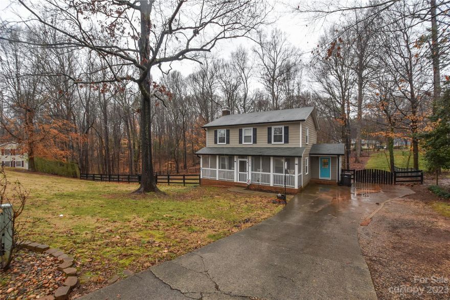 Welcome to 316 Treeline Drive in the tranquil Lakewood community! This tree-lined subdivision (with no HOA) will guide you to a large & private lot on a quiet cul-de-sac where you'll find this 3-bedroom, 2.5-bathroom home. This home boasts great updates (inside & out) for any buyer to fall in love with such as: HVAC (2020), new windows (2021 upstairs, 2022 most of downstairs). Other improvements include: new fridge (2023), new laundry washer/dryer (2023), new fence (2022), ceiling fans (2019), and more! The finished sunroom with tall ceilings serves as a great bonus space for relaxing. The oversized backyard features a large deck (with a retractable awning), a workshop (in the tall crawl space), and plenty of space to play or entertain. All this with quick access to all that the growing area has to offer - close to Belmont & McAdenville amenities, easy access to major interstates, and highly rated schools! Please submit all offers (highest and best) by Jan 28th @ 8pm.