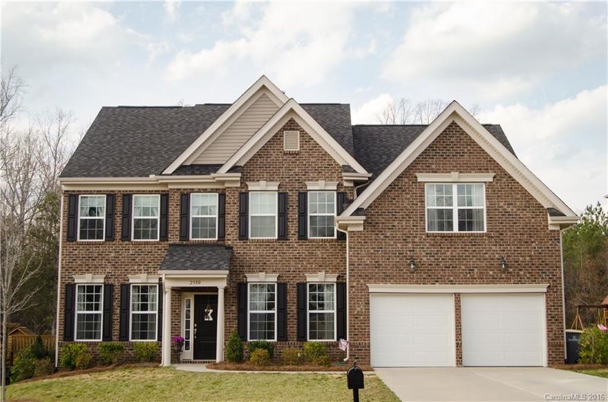 Are you looking for an almost brand new home with lots of upgrades, living space and a great backyard? Look no further! This home features upgraded hardwood flooring on the main, granite counter tops, upgraded cabinets & travertine tile surround in the kitchen and master bath, gas fireplace w/ stacked stone floor to ceiling, & wrought iron spindles on staircase just to name a few! Great closet space and huge bonus room. Backyard is level and backs up to trees for extra privacy!