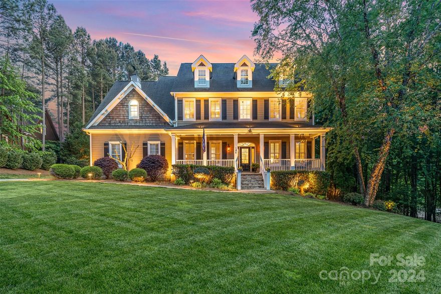 Nestled within The Farms on a serene cul-de-sac, this custom basement home offers a blend of luxury and tranquility. The heart of the home lies within the gourmet kitchen, where a massive island, adorned with granite countertops, beckons culinary enthusiasts to indulge in their craft. A walk-in pantry and custom cabinetry provide ample storage, style and functionality. Beyond the confines of the interior, an outdoor oasis awaits, complete with a spectacular saltwater pool—a sanctuary for relaxation and rejuvenation. Adjacent to the pool, a built-in fire pit offers a cozy retreat for starlit evenings, while the expansive back porch provides an idyllic setting for al fresco dining and leisurely gatherings. Meticulously maintained and thoughtfully upgraded, this residence boasts an array of recent enhancements, including a complete primary bathroom remodel and upgrades to the pool area. This exquisite property offers an opportunity to experience refined living in a tranquil setting.