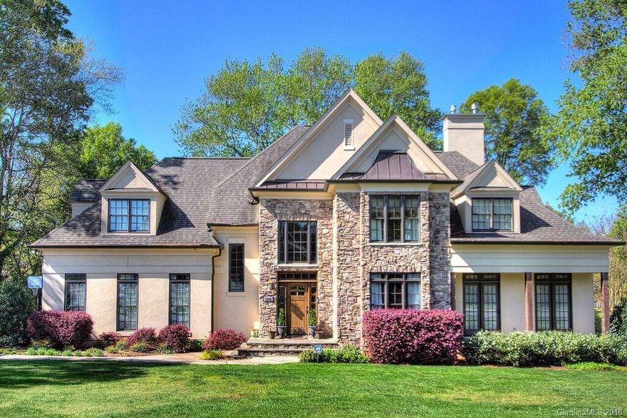 Exquisite custom home nestled on nearly 1/2 acre corner lot in Cotswold. Breathtaking front entrance leads to spacious open kitchen featuring luxurious double-sided fireplace, visible in both the DR and LR. A second double-sided fireplace warms the upstairs Master and MB. Large 4th bedroom en suite over garage makes a perfect guest suite. LR french doors lead you to a relaxing front patio. Rich hardwood floors, coffered ceiling, quiet backyard w/deck & timeless detail make this home a must see.