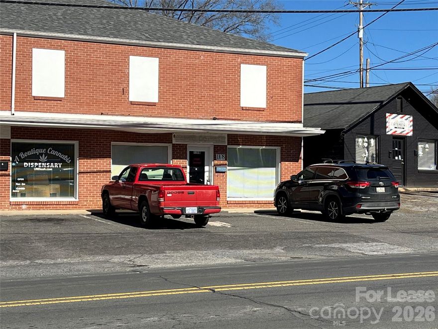 Great end unit commercial space in established Albemarle strip center. Suitable for retail or office space. Great price and location.  Commercial Liability Insurance is required.
