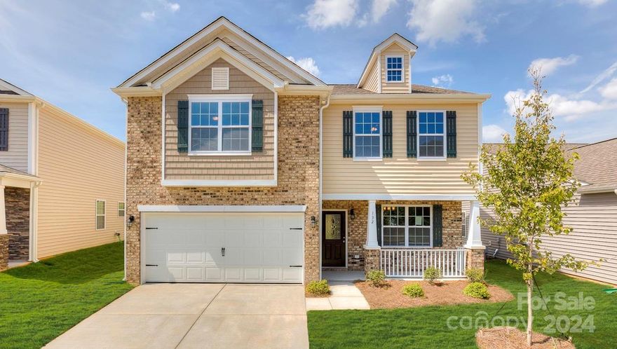 The Pinehurst is a spacious & modern two-story home designed with open concept living in mind. The home features four bedrooms, two & a half bathrooms & a two-car garage, making it the perfect home for you. The moment you step inside you’ll be greeted by the inviting foyer which leads you into the center of the home. At the heart of the home is a spacious living room & dining room that blends with the kitchen, creating an airy feel. The chef’s kitchen is well equipped with modern appliances, ample cabinet space, large pantry, & large countertops. The primary bedroom features an en-suite bathroom with dual vanities & a walk-in closet. The additional two bathrooms are located on the second floor & have walk in closets & share access to a secondary bathroom. The laundry room completes the second floor. With its thoughtful design, spacious layout, and modern conveniences, the Pinehurst is for you.