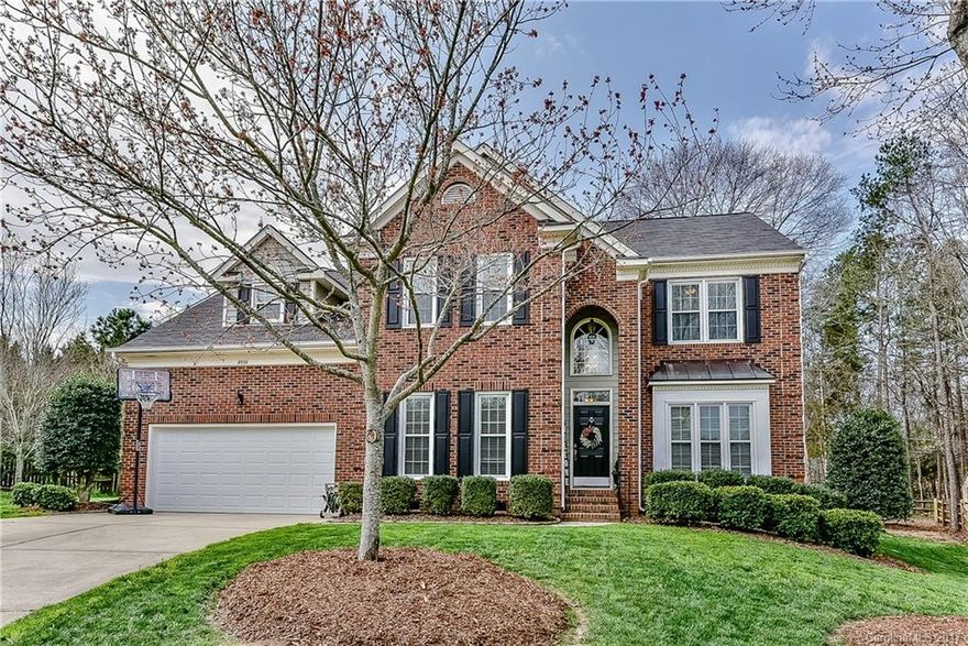 Well maintained home in Ballantyne area. Beautiful Brazilian Cherry Hardwoods on main level. Decorator color pallet. Formal dining area with french doors to office/living room. Bright great room with fireplace. Thermador appliances in kitchen with granite counters, gas cook top. Large Master with sitting area. Deck off breakfast nook overlooking huge backyard. Most items upgraded in the home including: Roof 2012, Windows 2010, A/C 2013/14, Furnace 2014/15, Master shower 2017, Water Heater 2016.