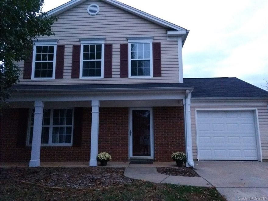 Beautiful 3 bedroom 2.5 bath home on a corner lot in a great location. This home is truly a must see. Brand new kitchen cabinets with granite counter tops. New paint and flooring throughout the home. Rocking chair front porch with trees for shade from the summer heat.