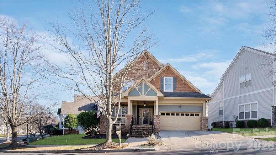 Welcome to this beautifully maintained home in the highly desirable Water Oak community, where lifestyle, convenience, and neighborhood charm come together. Ideally positioned directly across from the community pool and fenced playground, this home offers a level of access and connection that truly sets it apart.

Enjoy the benefits of a vibrant, walkable neighborhood with sidewalks, gathering spaces, and close proximity to shopping, dining, and everyday essentials near Lake Norman. Water Oak residents also enjoy a range of amenities including a pool, playground, clubhouse, and scenic areas that encourage an active and social lifestyle.

Inside, this spacious 4-bedroom, 4-bath home offers nearly 2,900 square feet with a functional and inviting layout. The main level features a primary suite for added convenience, along with a welcoming living room with gas fireplace, a well-appointed kitchen with breakfast bar, and a dining area filled with natural light. Upstairs, you’ll find additional bedrooms including a private en-suite ideal for guests or multi-generational living, as well as a versatile flex space perfect for a home office, media room, or playroom.

The charming front porch with dual ceiling fans creates the perfect place to relax and take in the energy of the neighborhood, with community amenities just steps away. Whether enjoying a quiet morning or connecting with neighbors, this home offers a true sense of place.

Conveniently located near major roadways, top-rated schools, and all that the Mooresville and Lake Norman area has to offer, this home presents a rare opportunity to enjoy space, comfort, and a highly sought-after community lifestyle.