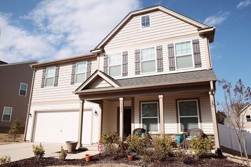 Located in the highly desired community of Balmoral, this gorgeous two-story open floor plan boasts delicious hard wood floors and custom built-in shelving in living room. Oversized owners suite with beautifully appointed sitting area. Custom built-in master closet. Luxurious kitchen with granite, 42” maple cabinets and beam ceilings. Large walk-in pantry sits just off kitchen. Laundry room contains custom shelving. Backyard is fully fenced. Full irrigation.  All rooms prewired.