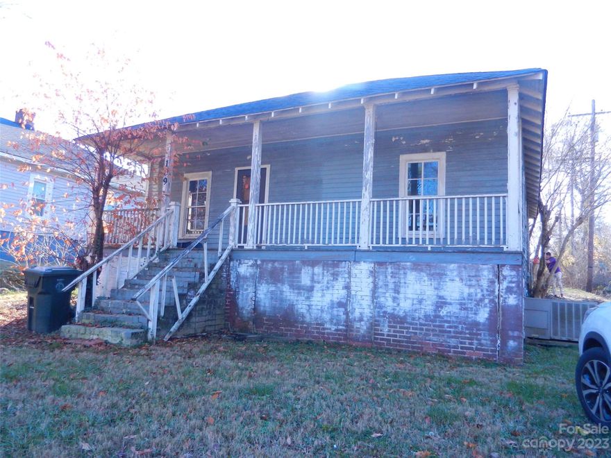 Attention Investors.  Big Potential! This home is being sold ASI IS! The home has some Hardwood floors, wood siding and some remodeling started in the kitchen. Kitchen has been taken down to the studs.