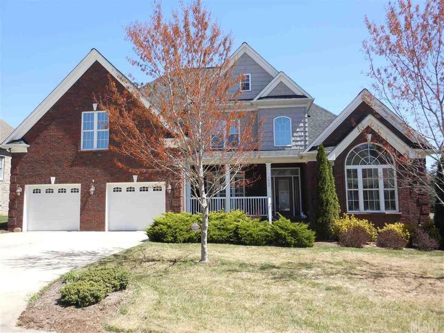 Your buyer will be impressed with this 2007 Parade of Homes house. Two-story foyer, formal dining with textured walls, & formal living room with fireplace. Wonderful, open kitchen overlooks gathering room with fireplace & has custom cherry cabinetry with granite counter tops & walk-in pantry. Master bedroom on main with sitting area. Upstairs has 3 additional bedrooms (one could be a large bonus room, currently being used as an office). Two walk-in storage areas. Custom Plantation shutters throughout, tinted windows, & an alarm system.