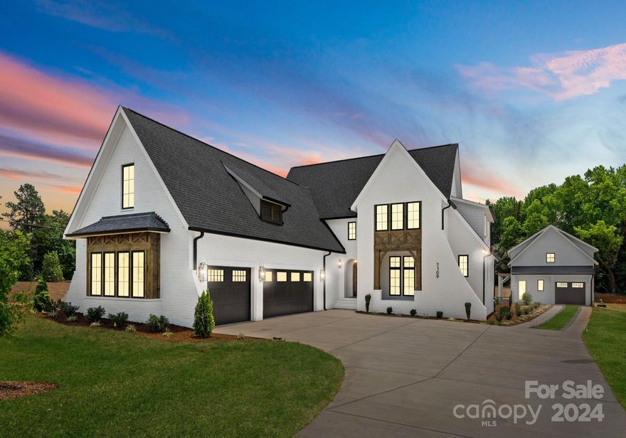 This residence is the epitome of luxury and craftsmanship, boasting 5 bedrooms and 6 bathrooms in a fully custom design that far exceeds most custom homes. From the moment you step inside, you'll be captivated by high-end upgrades and meticulous attention to detail. The heart of this home features custom cabinets and an upgraded lighting package that creates a warm, inviting atmosphere. Every door is adorned with premium hardware, adding elegance throughout. The Davinci custom linear fireplace serves as a breathtaking focal point, seamlessly blending style and comfort. The outdoor space is equally impressive, highlighted by a luxurious custom inground saltwater pool with a jacuzzi—an incredible upgrade that promises endless relaxation and enjoyment. The patio features a fireplace, while the pool area includes a firepit for added ambiance. This home is a testament to superior craftsmanship, offering an unparalleled living experience in one of Huntersville's most desirable neighborhoods.