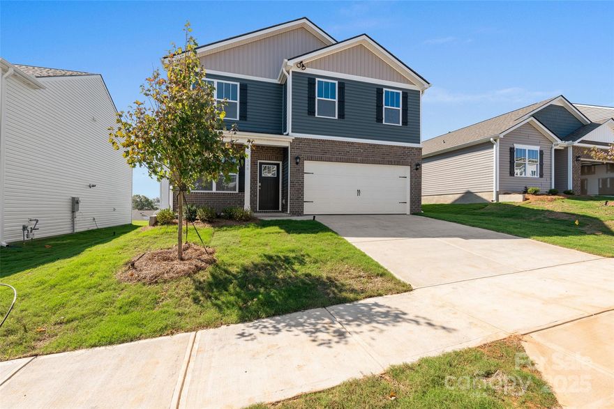 Welcome to Rydele Heights, our newest community North of Asheville. Conveniently located 5 minutes from Downtown Weaverville, with local shops, cafés, and restaurants. Nearby are Lake Louise Park and Beaver Lake which both have walking trails surrounding them. The main level features an open concept through the great room and kitchen as well as an additional office space, all with nine foot ceilings. All 4 bedrooms are located upstairs as well as the laundry for added convenience. The kitchen features shaker cabinets and beautiful countertops with island for additional space. Smart home package included. *Home features are subject to change without notice. Internet service not included. Sq footages are approximate*