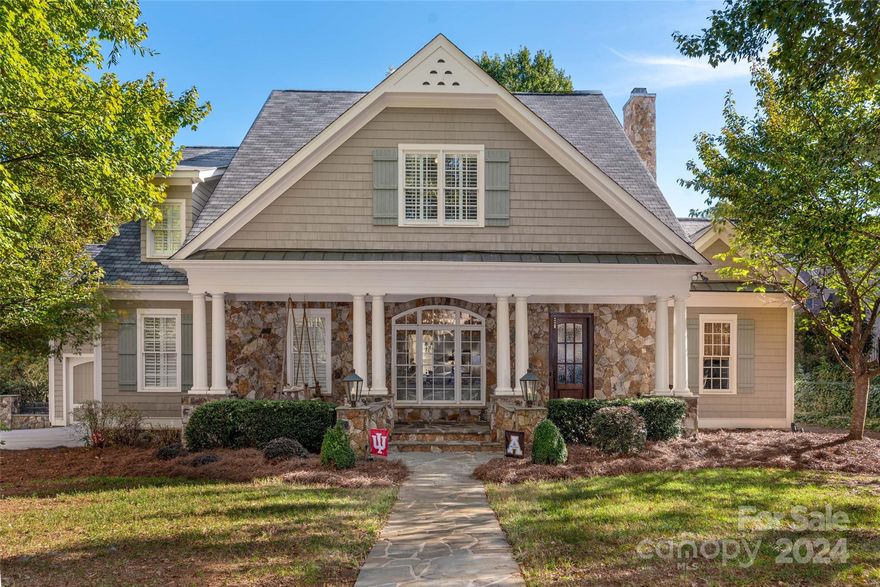 Located in highly desirable Highgrove, this custom-built home exudes timeless elegance. The inviting front porch offers a perfect spot to enjoy the serene surroundings.  Step inside to hardwood floors throughout the downstairs, complemented by an impressive vaulted study ideal for work or relaxation. The primary BR on the main floor offers comfort and privacy. The essential systems are all recently updated:  new roof, new wall/microwave oven, DW, HVAC, & 2 water heaters. Upstairs, you’ll find spacious secondary BR's as well as a temperature-controlled storage area. This home includes a double bonus room, which can be separated into two rooms or opened up into one expansive space. Outside, the private interior lot is fenced and includes a terrace and paver patio. The three-car garage includes additional storage shelves. With its prime location near top-rated schools, the Y, & convenient shopping, this home offers both luxury and convenience in one of the area’s most desirable settings.