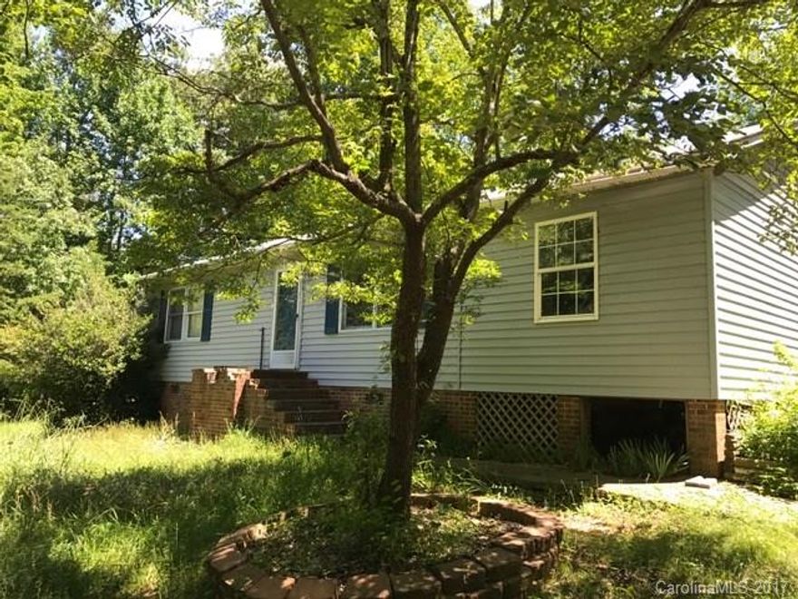 3 bedroom 2 bath home on a large private lot. Home has an unfinished basement with lots of storage.