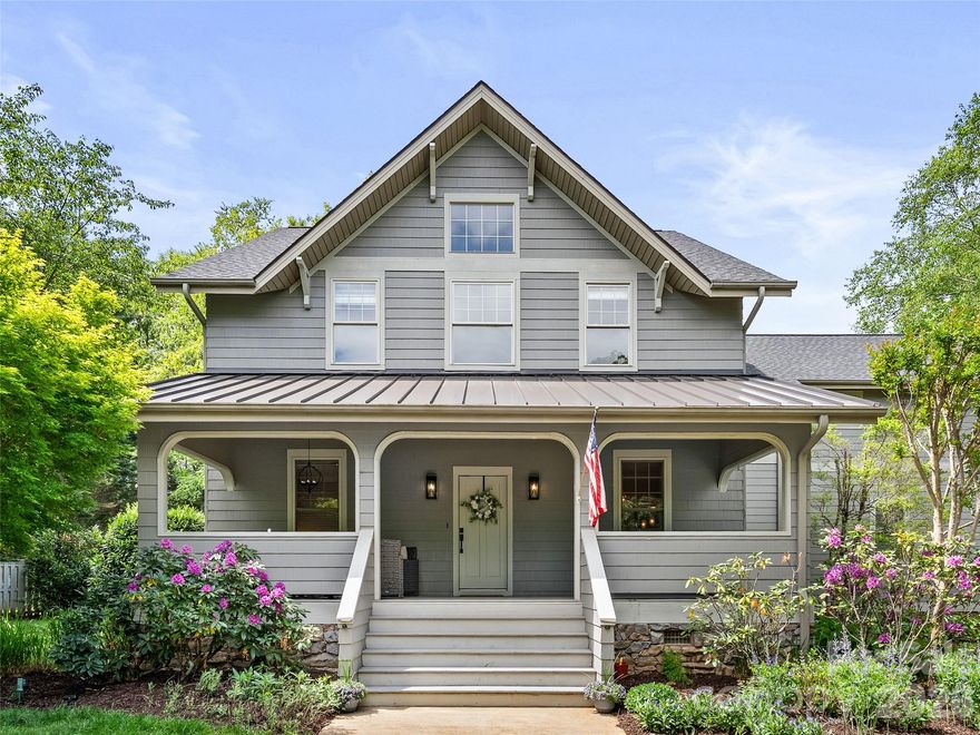 Welcome to 1066 Columbine, a beautifully maintained Craftsman-style home on a prime corner lot in sought-after Biltmore Park. One of the original show homes in this section and one of only six white picket fenced homes on the show home street, this property offers standout curb appeal with exquisite landscaping, mature Japanese maples, birch tree, raised garden beds, automatic irrigation, and a charming front yard complete with swing and sandbox.
The inviting covered front porch features two seating areas, while the backyard is designed for relaxing and entertaining with a teak-style wood deck, wisteria-covered trellis, and a large stone fire pit with seating for 10+ Adirondack chairs. A rear-entry driveway leads to the two-car garage with abundant shelving.
Inside, this two-story home offers 4 bedrooms, 3.5 baths, and a spacious upstairs entertainment room. Rich hardwood floors and crown molding run throughout, complemented by a gas fireplace and thoughtful upgrades including gas heat, a full-house circulation pump for instant hot water, two-zone HVAC, and a newer 2023 HVAC system. The home also features a four-stage whole-house Rhino water filtration system and a smart flow water system with leak detection, automatic shut-off, and app connectivity.
The fully modernized kitchen is a standout, anchored by an oversized 35+ square foot chef’s island and premium Bosch appliances, including a refrigerator with ice maker and cold water filter, microwave, and dual stack gas/electric ovens. A five-burner gas cooktop and professional exterior-vented range hood complete the space, while the dining area is enhanced by custom paneling for added warmth and character.
Located just a short distance to Biltmore Park and near the community pool, this exceptional home blends timeless style, modern comfort, and an unbeatable location.