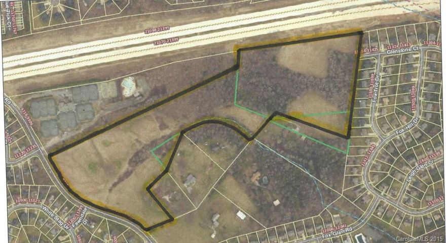 Great location in fast growing area. Approximately nine hundred ft of road frontage on Browne Rd. and over eight hundred ft of exposure on I-485. All utilities available. Sellers willing to work with the buyer to rezone to intended use.