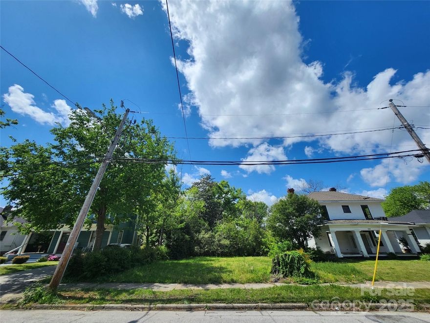 A wonderful opportunity to purchase the last lot on historic Marion St, just two blocks to the heart of downtown Rock Hill.