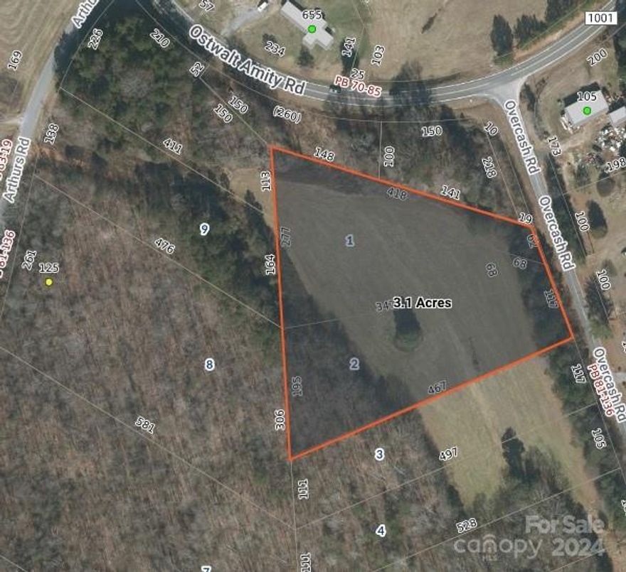 Check out this private oasis nestled just outside of Troutman, NC! This beautiful 3.07 acre lot offers an excellent opportunity to build your dream home . As you step onto the property, you'll be greeted by towering trees and a large open field, creating a picturesque setting on a blank canvas. The gentle terrain provides ample space for crafting your ideal homestead , whether you envision a cozy cabin retreat, mini farm or a sprawling estate. 

This property is conveniently located just minutes away from downtown Troutman, Lake Norman, Statesville, Mooresville, and Interstate 77 and I40.