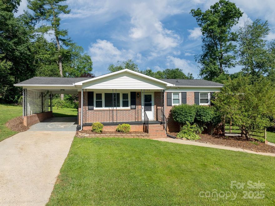 Welcome to this beautifully renovated 2-bedroom, 1-bath home nestled on a spacious 0.49-acre lot in the desirable Hudson community. This move-in ready gem is packed with updates and modern features, making it the perfect starter home or downsizing opportunity. Step inside to find hardwood floors throughout the main living areas and elegant tile in the kitchen and bathroom. The fully updated kitchen boasts granite countertops, brand-new stainless steel appliances, and plenty of cabinet space. The bathroom has been fully redone with quality finishes. Enjoy peace of mind with major system upgrades, including a brand-new HVAC system with a 10-year warranty, a new hot water heater, updated plumbing, and a professionally waterproofed basement with a new sump pump. The primary bedroom is a true retreat with French doors that open to a private, covered deck. A new stackable washer/dryer is conveniently included, and the backyard features a brand-new concrete patio, ideal for entertaining.