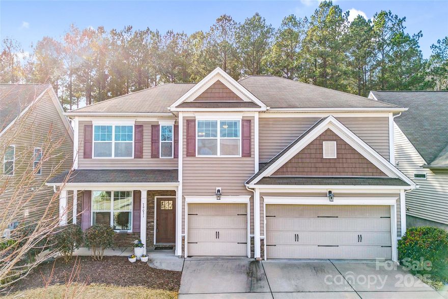 Experience comfortable and energy-efficient living in this beautiful home in Lancaster! Enjoy significant savings with fully paid solar panels! This home boasts a flexible floor plan perfect for any lifestyle. The main floor features a spacious bedroom with a full bath. The gourmet kitchen is a chef's dream, complete with a double oven, 4-burner gas cooktop, granite countertops, and a convenient central island. The open-concept living area flows seamlessly, highlighted by a dramatic two-story living room and elegant coffered ceilings in the dining room. Upstairs, retreat to the luxurious primary suite, which includes a relaxing sitting area. Recent updates provide peace of mind and new carpet graces the entire upstairs. Step outside and enjoy the private backyard oasis, featuring a charming patio perfect for entertaining or simply unwinding. This home is located in a desirable community with fantastic amenities. This home is truly move-in ready, schedule your showing today!