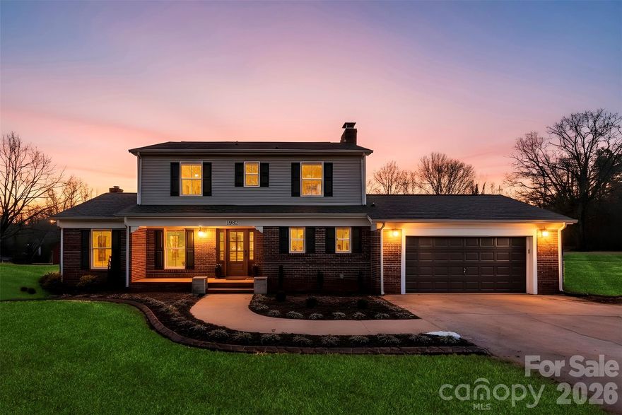 Appraised July 2025- List price is well UNDER appraised value. This beautifully remodeled home sits on two acres in the heart of Clover, SC and zoned for the award winning Clover School District. The home offers a blend of modern upgrades and peaceful living. Completed in 2025, every update has been thoughtfully executed to showcase the home’s beauty and functionality while giving you the peace of mind that big ticket items have been taken care of. 

The bright, spacious kitchen features quartz countertops, brand-new appliances including a built-in cabinetry microwave, and ample workspace—ideal for both everyday living and entertaining. With 4 bedrooms and 2.5 baths, the layout is both versatile and inviting. The primary suite offers a large closet and a private ensuite bathroom. Downstairs you will find a flex room with a wood burning fireplace waiting for you to turn it into your dream space. Outside you can enjoy the large two-acre lot and brand-new in-ground saltwater pool, perfect for summer gatherings or quiet evenings at home. This move-in-ready property combines modern finishes and a prime Clover location. 

Some of the 2025 updates include: Heating and cooling systems, tankless hot water heater, windows, a saltwater fiberglass pool, the entire kitchen- including cabinetry, LVP flooring in common spaces, carpet bedrooms and carpet flex space.