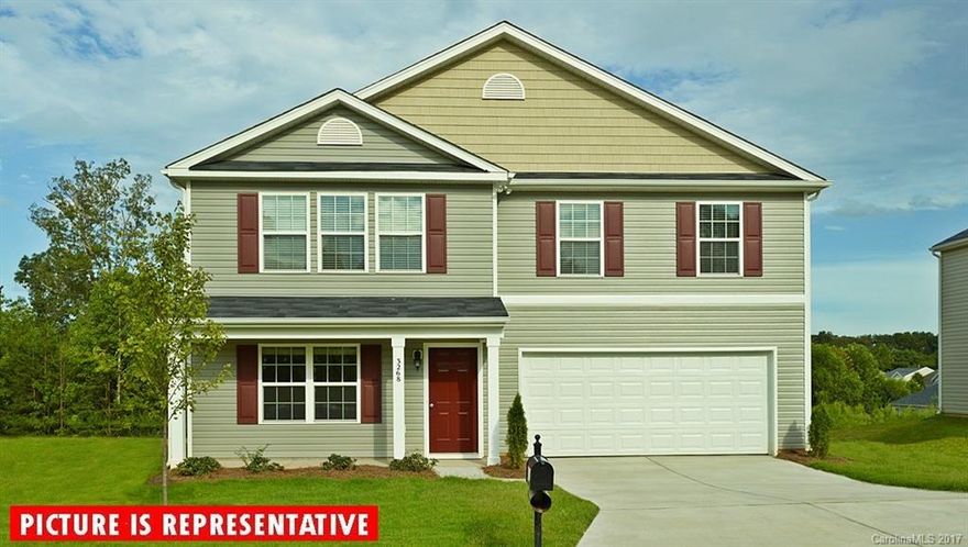 This home has a very open floor plan with formal dining room and first floor office. The Kyle offers generous space throughout with cozy loft upstairs and spacious bedrooms.  Also includes Stainless Steel Side By Side Fridge, Garage Door Opener, 2” Window Blinds.Builder is offering buyer up to 3% (of sales price) paid Closing Costs with Preferred Lender.This home is an incredible value with all the benefit of new construction and a 10 yr. Home Warranty! Ask about our Main Street Star Savings!