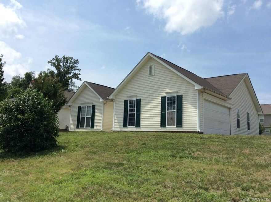 Cute ranch style home with a lot to offer. New paint, carpet, and tile throughout. All new appliances! Fireplace in living room. Open floor plan. Large back yard, perfect for entertaining. A must see!  Large corner lot.