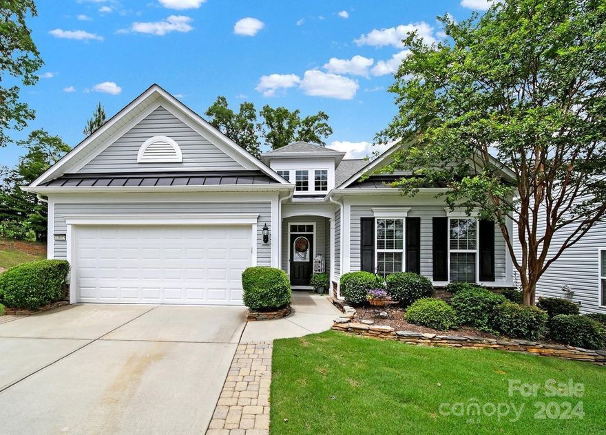 Absolutely stunning Vernon Hill loft home at the end of a quiet cul-de-sac, on the golf course! The open concept of the main living areas maximizes space & is great for entertaining. Kitchen boasts custom granite counters, SS appliances, a gas cooktop & vent hood, & custom backsplash. Eat meals in the dining area, bkfst nook, or at the island bar! The primary suite w/ a tray ceiling has an ensuite bath featuring dual vanities, a soaking tub, a glass enclosed shower, & a spacious walk-in closet. 2 guest bdrms at the front of the home have access to a full hallway bath. The loft area is perfect for a 2nd living room or a hobby room. A 4th bdrm & full bath are also located upstairs. Enjoy morning coffee from the light-filled sunroom with a custom arched window, or in the glass-enclosed 3-season room that overlooks the paver patio & the 5th hole green of the golf course! Other features: pull-down access to attic storage, extended garage, custom light fixtures, crown molding, & more!