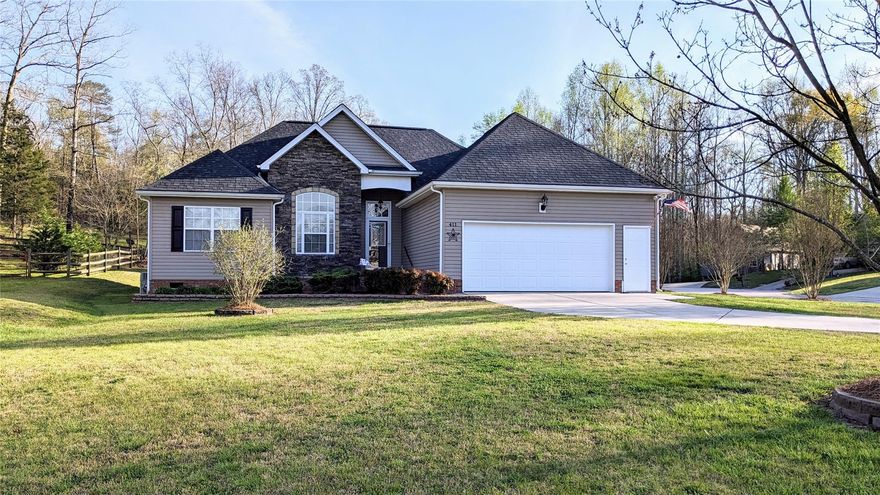 Welcome to this beautifully maintained 3BD and 2BA home in the heart of Clover, SC!!! This awesome home is zoned for Clover school district and the subdivision has NO HOA. This one owner home is a single level and convenient to dining, shopping, and everything Clover has to offer.  All appliances convey including the washer and dryer. The primary bedroom has a tray ceiling, and the primary bath has double sinks, garden tub, and a separate shower. Use your imagination and transform the unfinished Bonus Room above the garage into anything you want it to be. You could have an office, workspace, game room, or playroom. The deck outback is perfect for entertaining your guests or just relaxing after a long day. The home is on a great corner lot with a nice sized yard. Schedule your showing today!